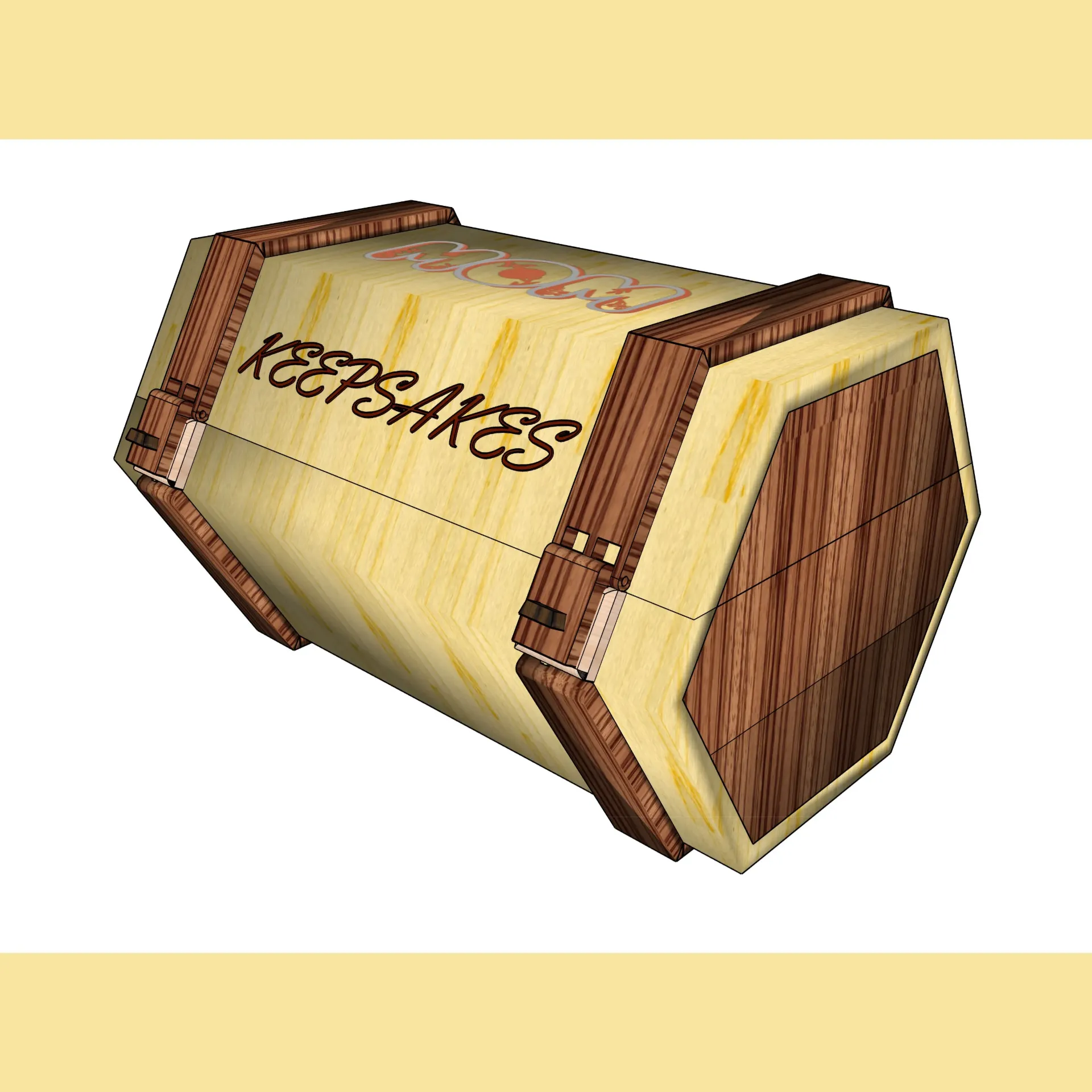 KEEPSAKE TRUNKS (Alder, Alder, KEEPSAKE TRUNK - YOUR CHOICES UP TO 2 DESIGNS)
