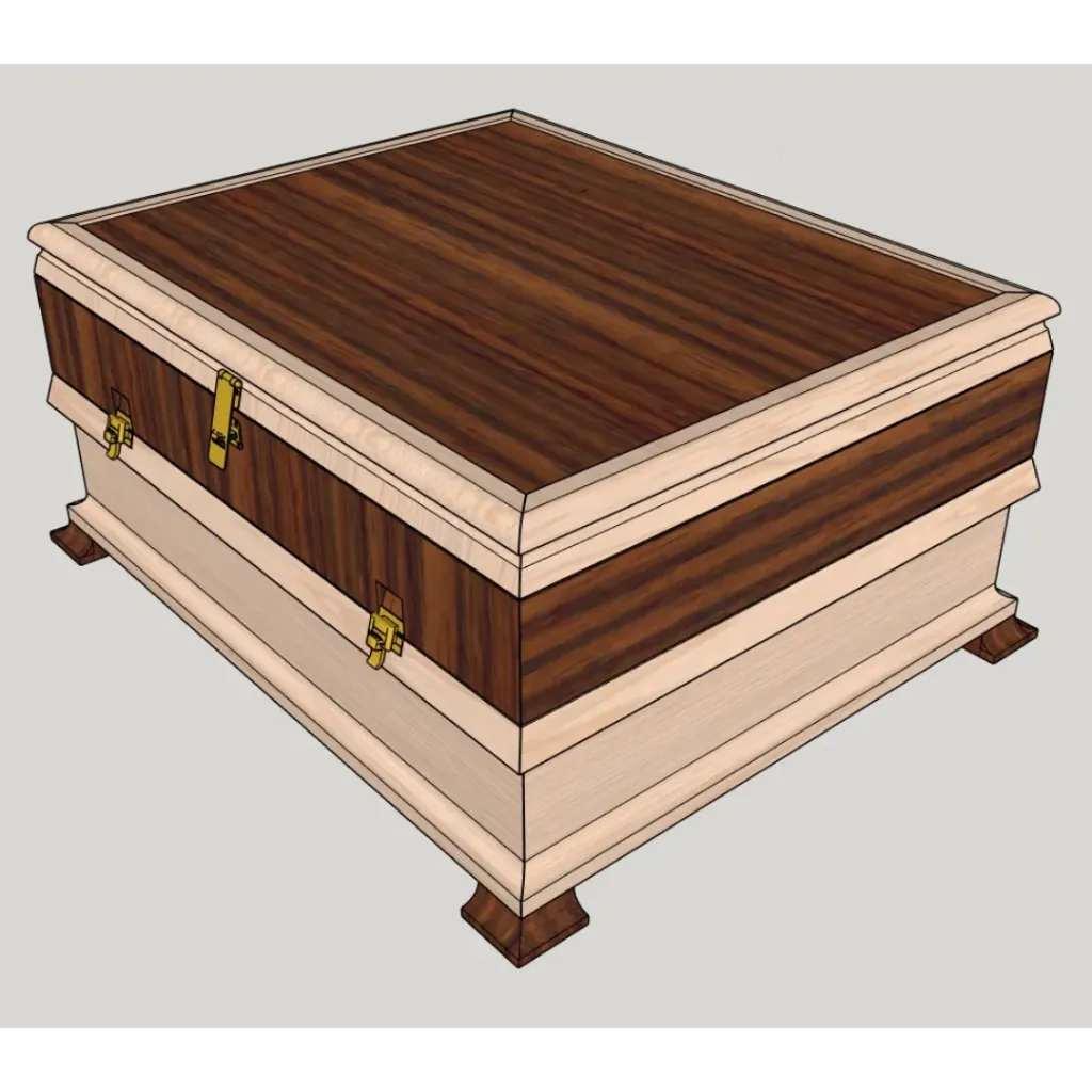 Men's Jewelry Chest (Alder, Alder)