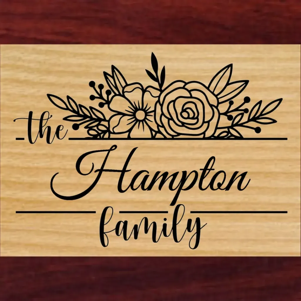 [FMMGS43] Family Monogram-Sign-43